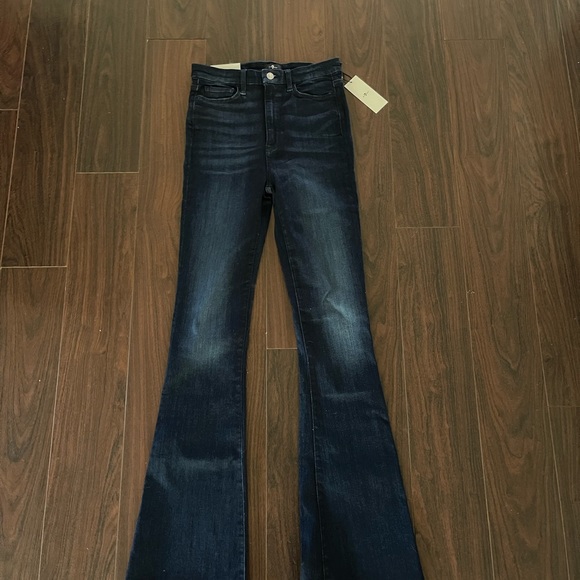 Size 28 7 FOR ALL MANKIND / / ULTRA HIGH RISE SKINNY BOOT - Picture 4 of 6